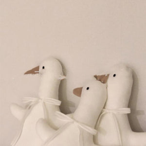 Plush White Duck Toy