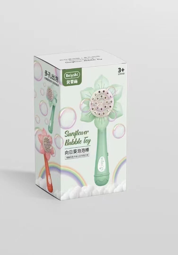 Sunflower Shape Bubble Machine Toy